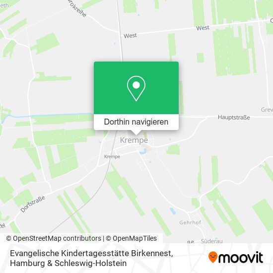 Evangelische Kindertagesstätte Birkennest Karte