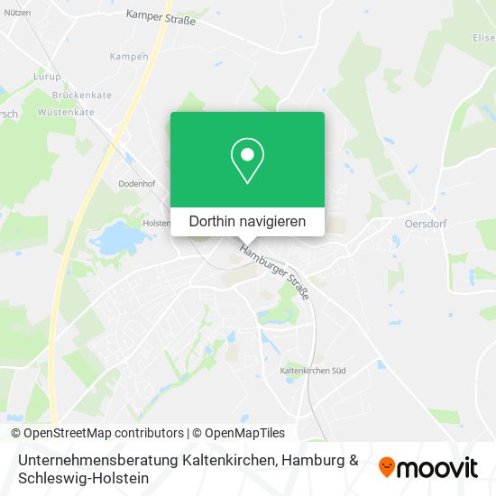 Unternehmensberatung Kaltenkirchen Karte