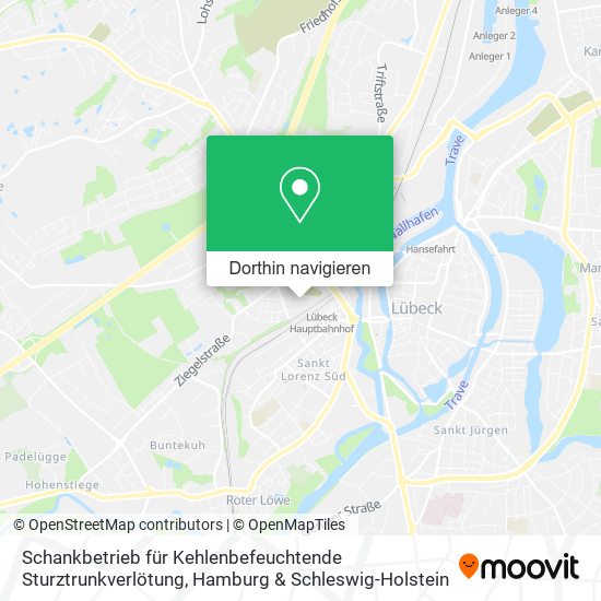 Schankbetrieb für Kehlenbefeuchtende Sturztrunkverlötung Karte