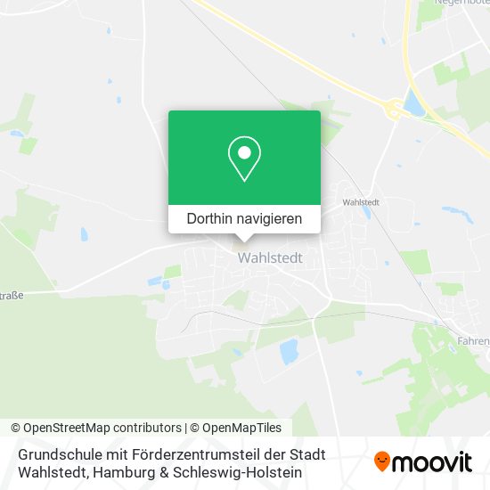 Grundschule mit Förderzentrumsteil der Stadt Wahlstedt Karte