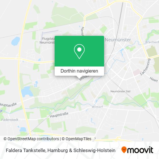 Faldera Tankstelle Karte