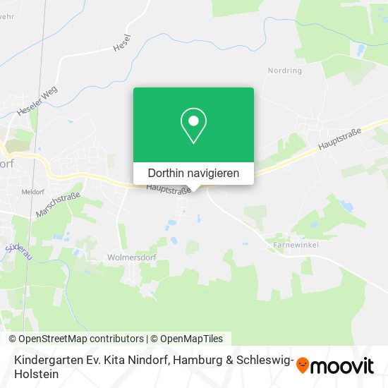 Kindergarten Ev. Kita Nindorf Karte