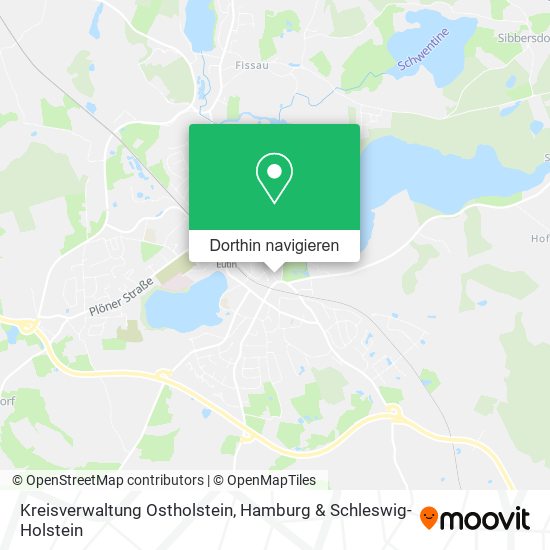 Kreisverwaltung Ostholstein Karte