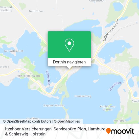 Itzehoer Versicherungen: Servicebüro Plön Karte