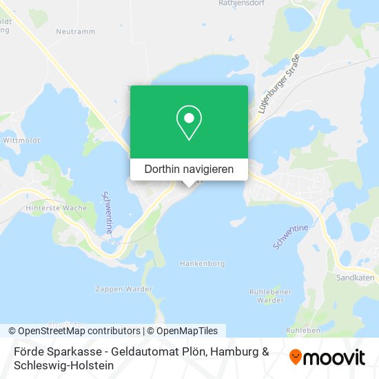 Förde Sparkasse - Geldautomat Plön Karte