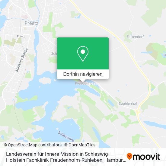 Landesverein für Innere Mission in Schleswig-Holstein Fachklinik Freudenholm-Ruhleben Karte