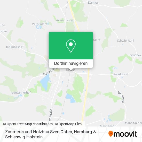 Zimmerei und Holzbau Sven Osten Karte