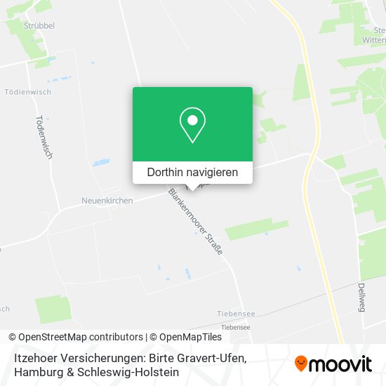 Itzehoer Versicherungen: Birte Gravert-Ufen Karte