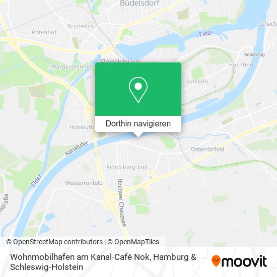 Wohnmobilhafen am Kanal-Café Nok Karte