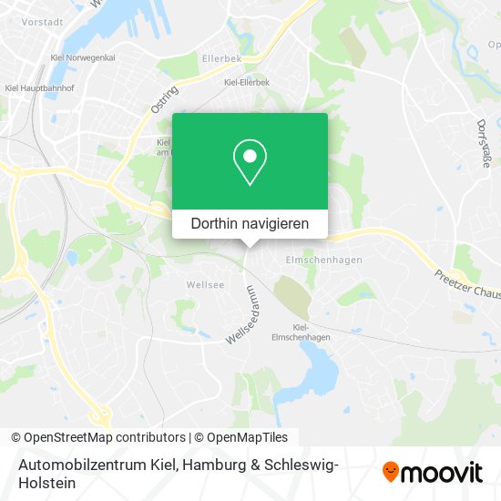 Automobilzentrum Kiel Karte