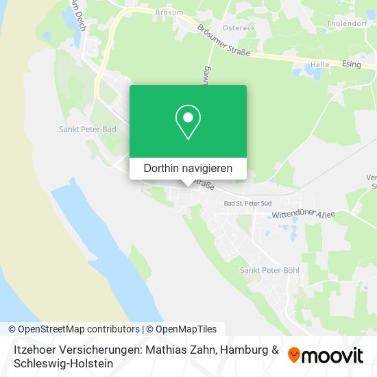 Itzehoer Versicherungen: Mathias Zahn Karte