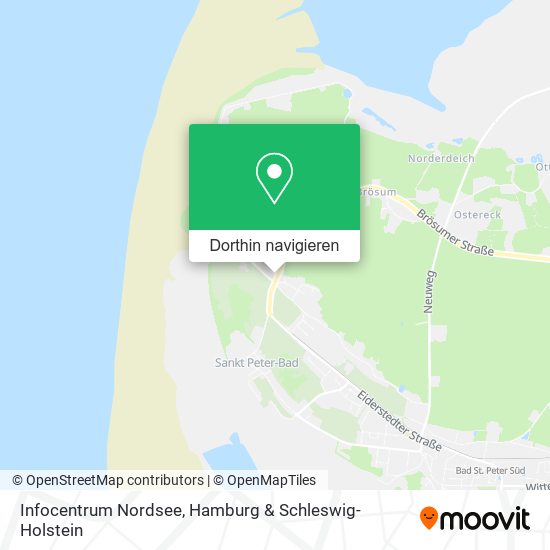 Infocentrum Nordsee Karte