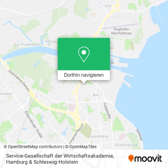 Service-Gesellschaft der Wirtschaftsakademie Karte