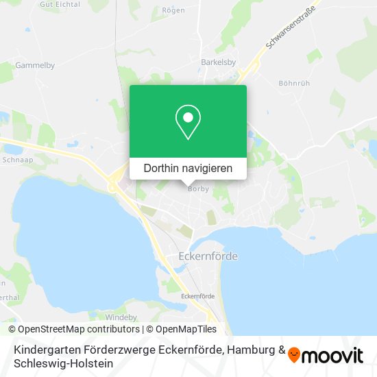 Kindergarten Förderzwerge Eckernförde Karte