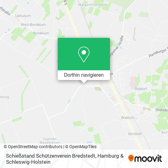 Schießstand Schützenverein Bredstedt Karte