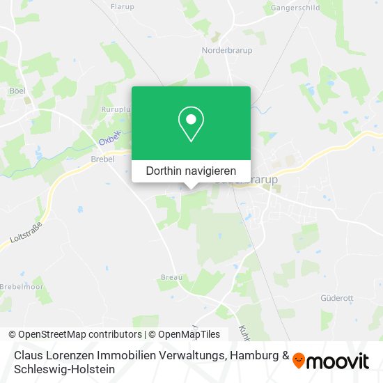 Claus Lorenzen Immobilien Verwaltungs Karte