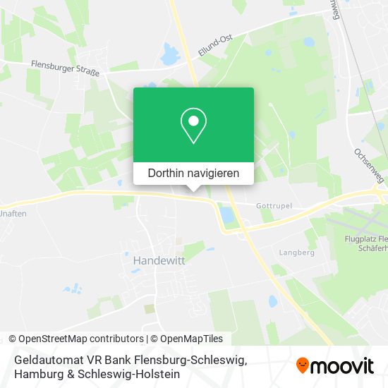 Geldautomat VR Bank Flensburg-Schleswig Karte