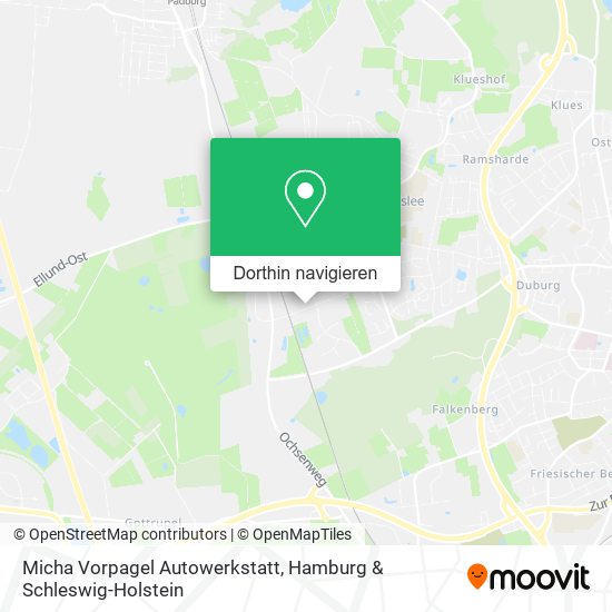 Micha Vorpagel Autowerkstatt Karte