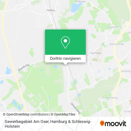 Gewerbegebiet Am Oxer Karte