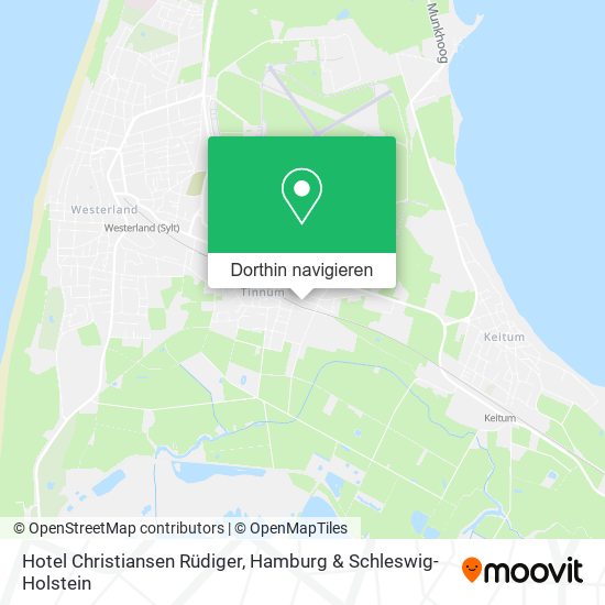 Hotel Christiansen Rüdiger Karte
