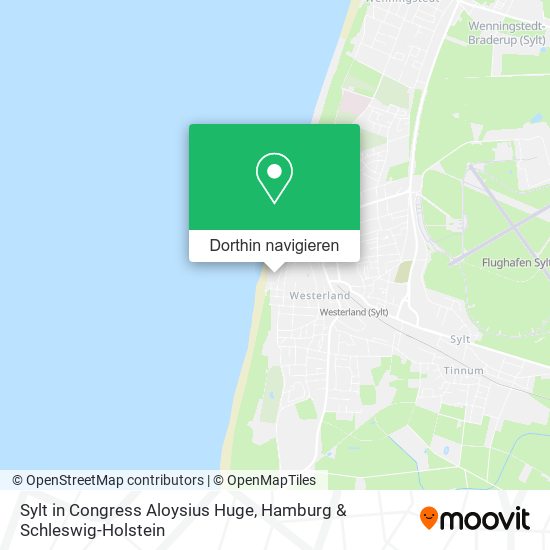 Sylt in Congress Aloysius Huge Karte