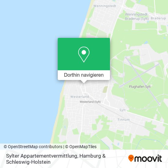 Sylter Appartementvermittlung Karte