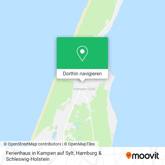 Ferienhaus in Kampen auf Sylt Karte