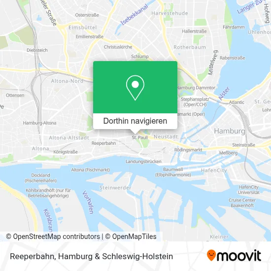 Reeperbahn Karte