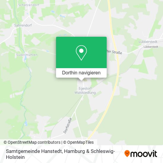 Samtgemeinde Hanstedt Karte