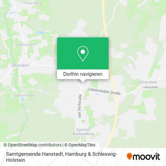 Samtgemeinde Hanstedt Karte