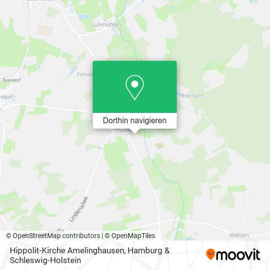 Hippolit-Kirche Amelinghausen Karte