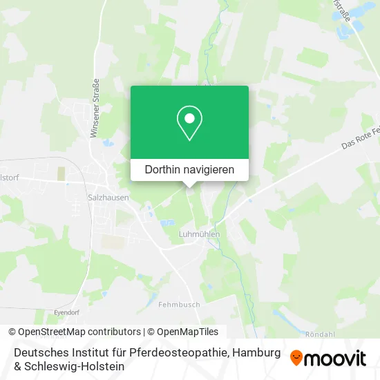 Deutsches Institut für Pferdeosteopathie Karte