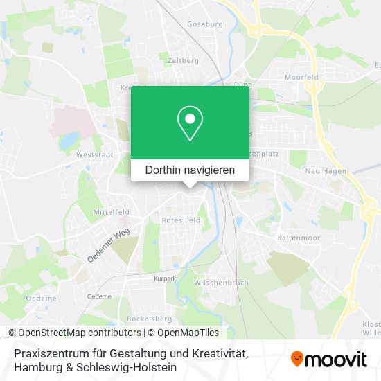 Praxiszentrum für Gestaltung und Kreativität Karte