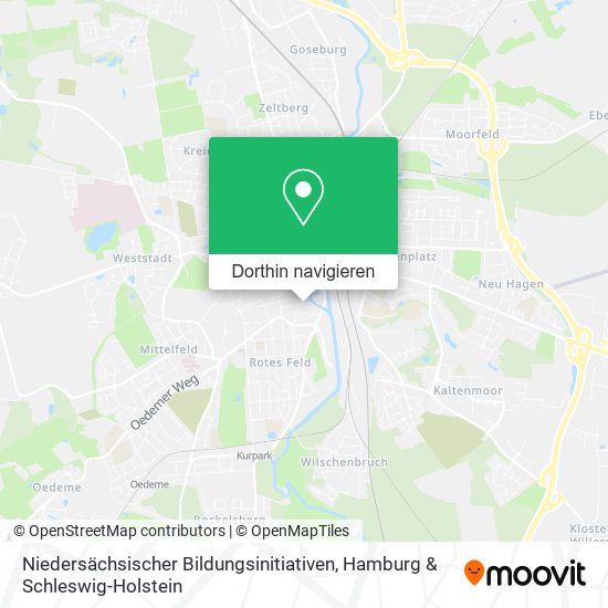 Niedersächsischer Bildungsinitiativen Karte