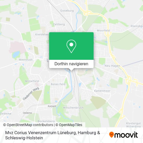 Mvz Corius Venenzentrum Lüneburg Karte