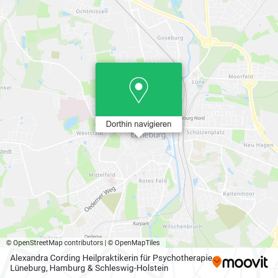 Alexandra Cording Heilpraktikerin für Psychotherapie Lüneburg Karte