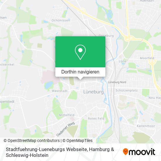 Stadtfuehrung-Lueneburgs Webseite Karte