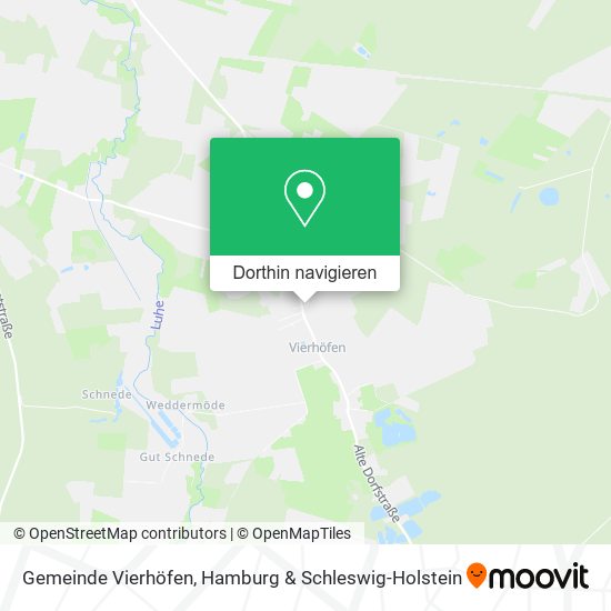 Gemeinde Vierhöfen Karte