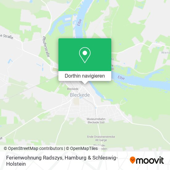 Ferienwohnung Radszys Karte