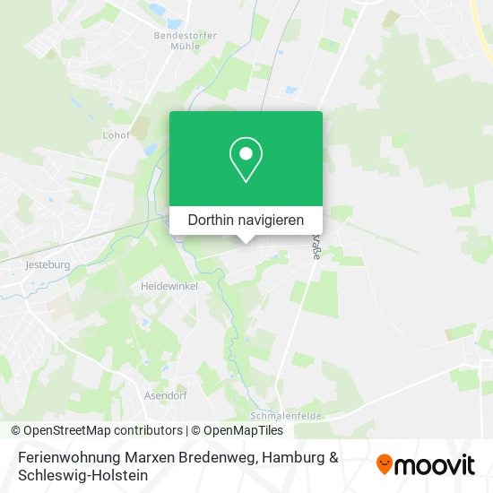 Ferienwohnung Marxen Bredenweg Karte