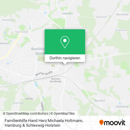Familienhilfe Hand Herz Michaela Holtmann Karte