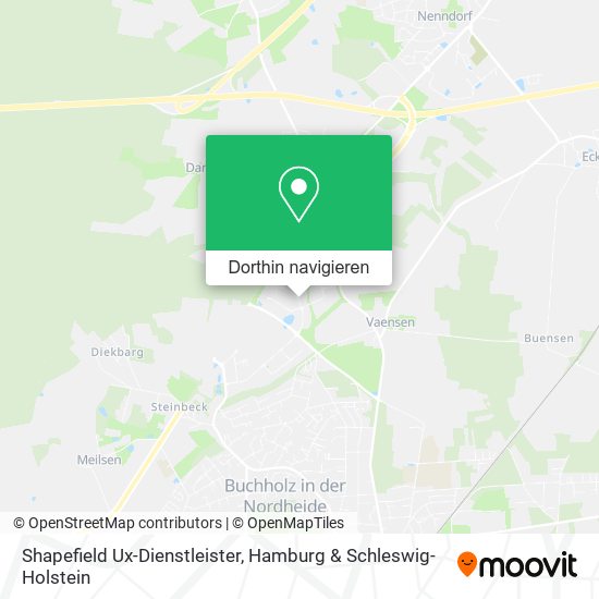 Shapefield Ux-Dienstleister Karte