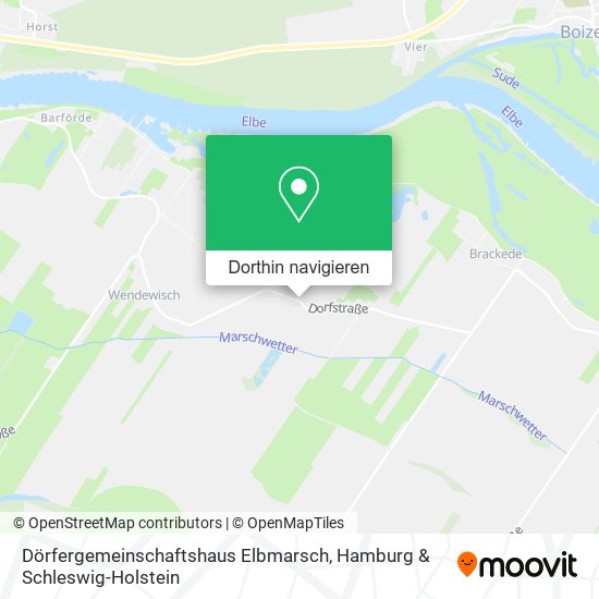 Dörfergemeinschaftshaus Elbmarsch Karte