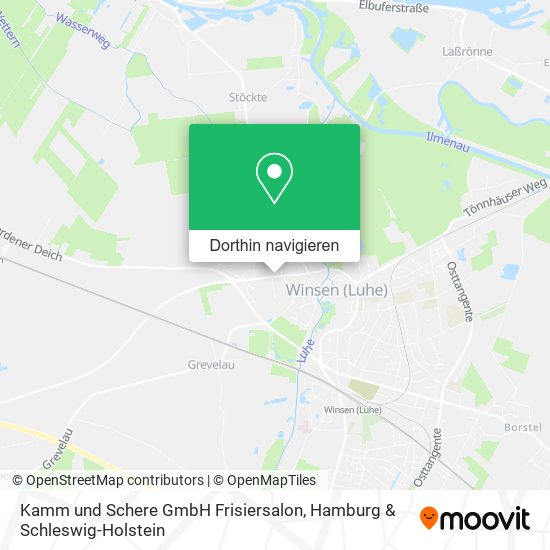 Kamm und Schere GmbH Frisiersalon Karte