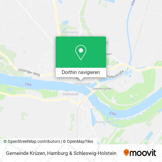 Gemeinde Krüzen Karte