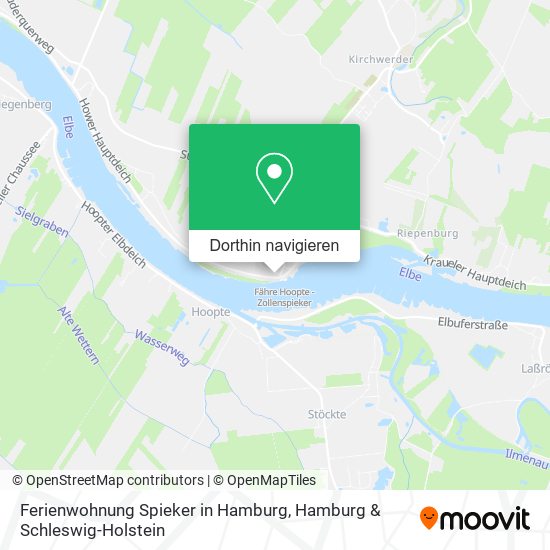 Ferienwohnung Spieker in Hamburg Karte