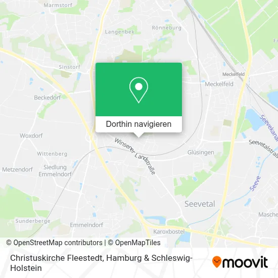 Christuskirche Fleestedt Karte