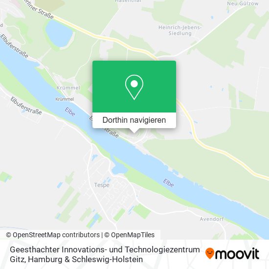 Geesthachter Innovations- und Technologiezentrum Gitz Karte