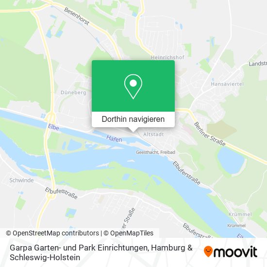 Garpa Garten- und Park Einrichtungen Karte