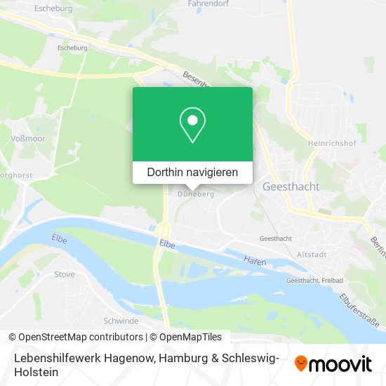 Lebenshilfewerk Hagenow Karte